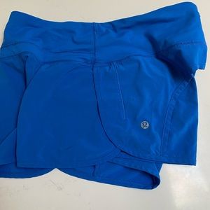 Speed Up Mid-Rise Lined Short 4" poolside blue